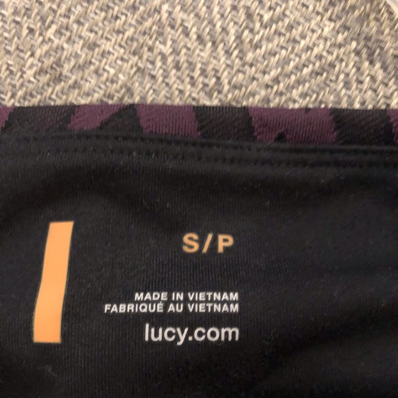 Lucy purple workout pants - Picture 3 of 3